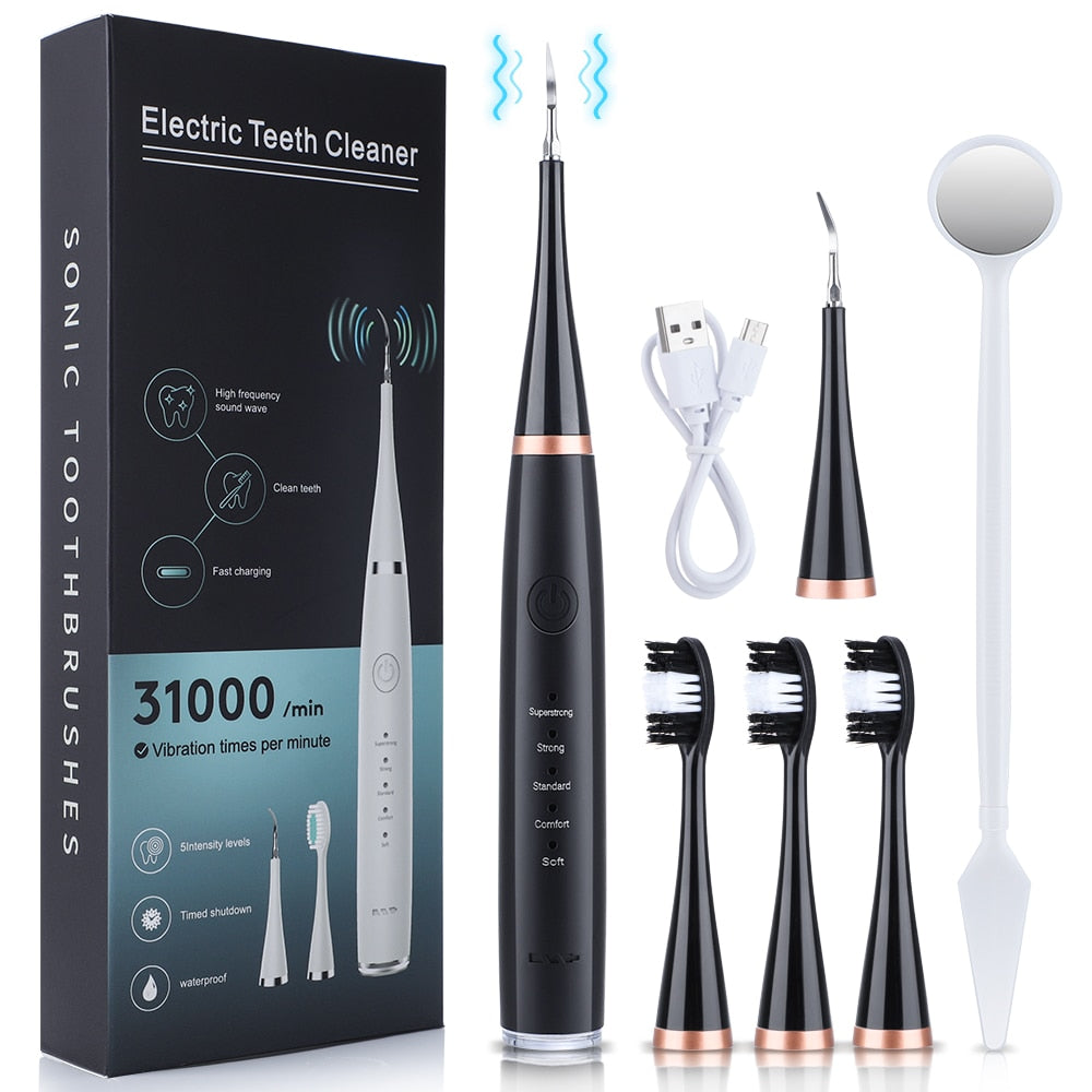 2 in 1 Dental Whitening Electric Tooth Brush and Tartar Remover