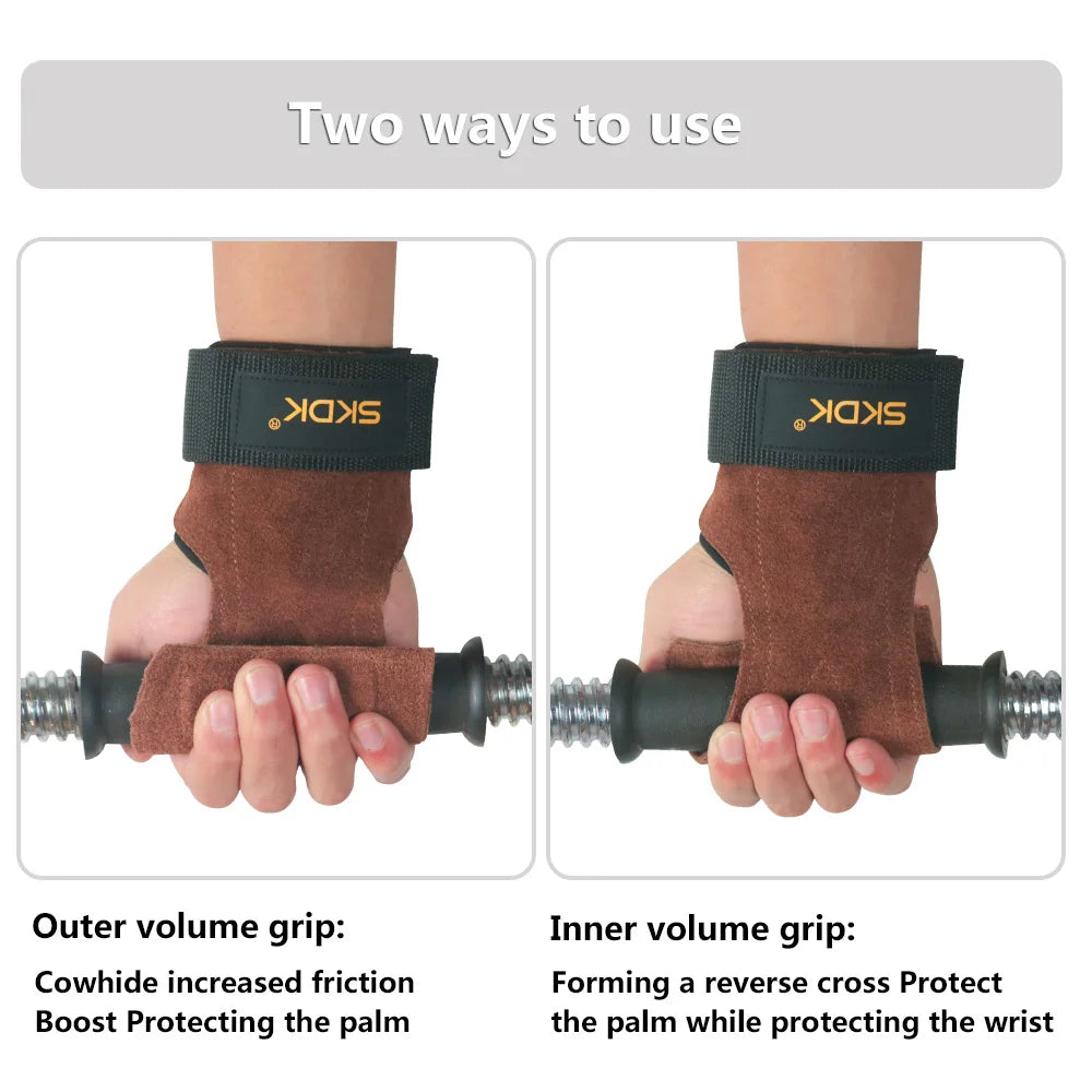 Gym Grips For Men Leather