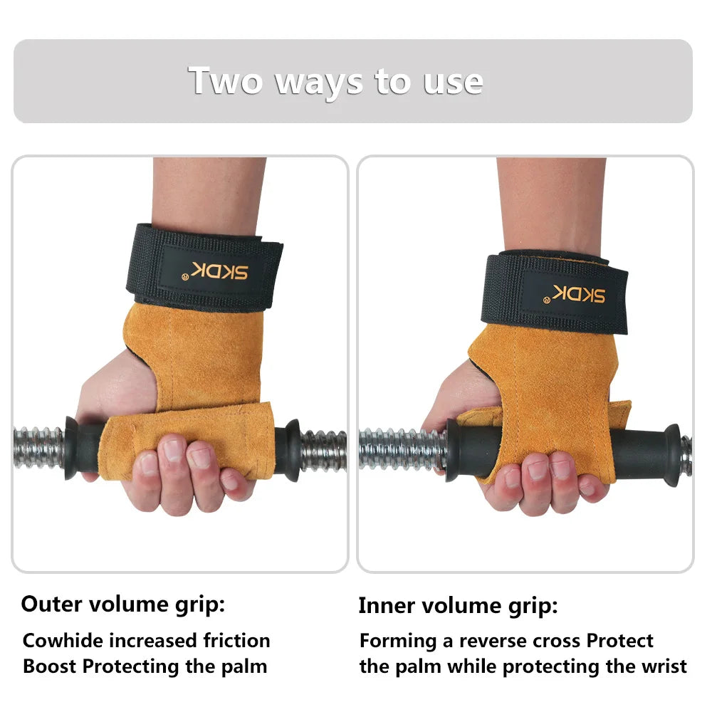 Gym Grips For Men Leather