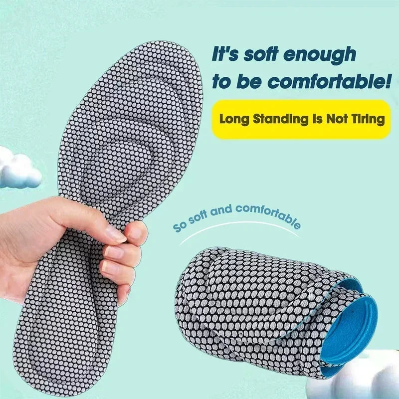 Memory Foam Orthopaedic Insoles for Shoes (2 PAIRS)
