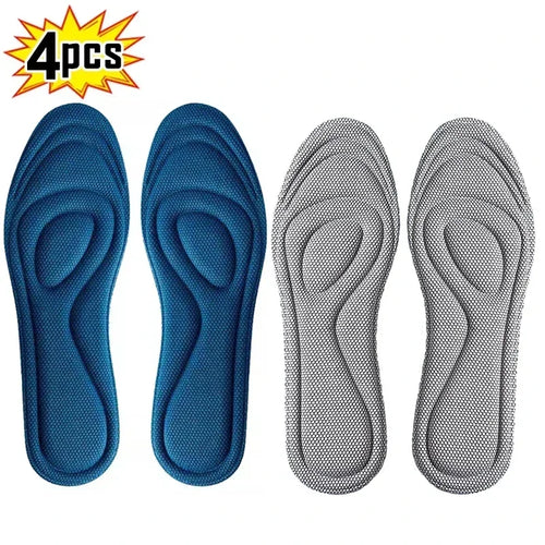 Memory Foam Orthopaedic Insoles for Shoes (2 PAIRS)